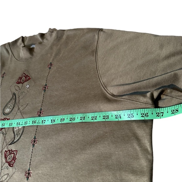 ♥️ BONWORTH Vintage Top | size XL Brown - Picture 3 of 8